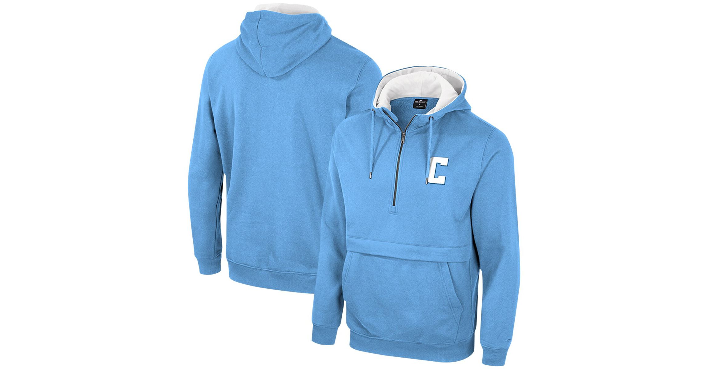 Columbia University NCAA Light University Team Half-Zip Pullover Hoodie