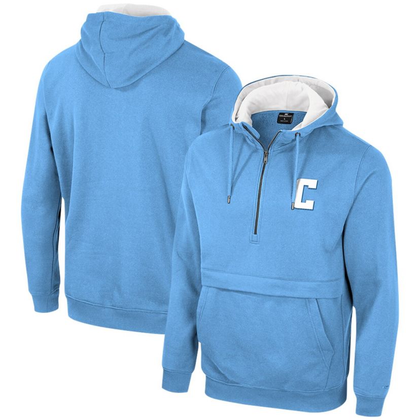 Columbia University NCAA Light University Team Half-Zip Pullover Hoodie