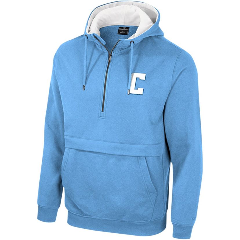 Columbia University NCAA Light University Team Half-Zip Pullover Hoodie