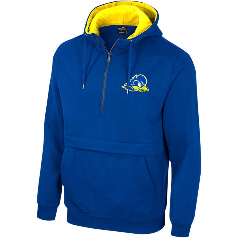 Delaware Fightin Blue Hens NCAA Delaware Fightin Hens Team Half-Zip Pullover Hoodie