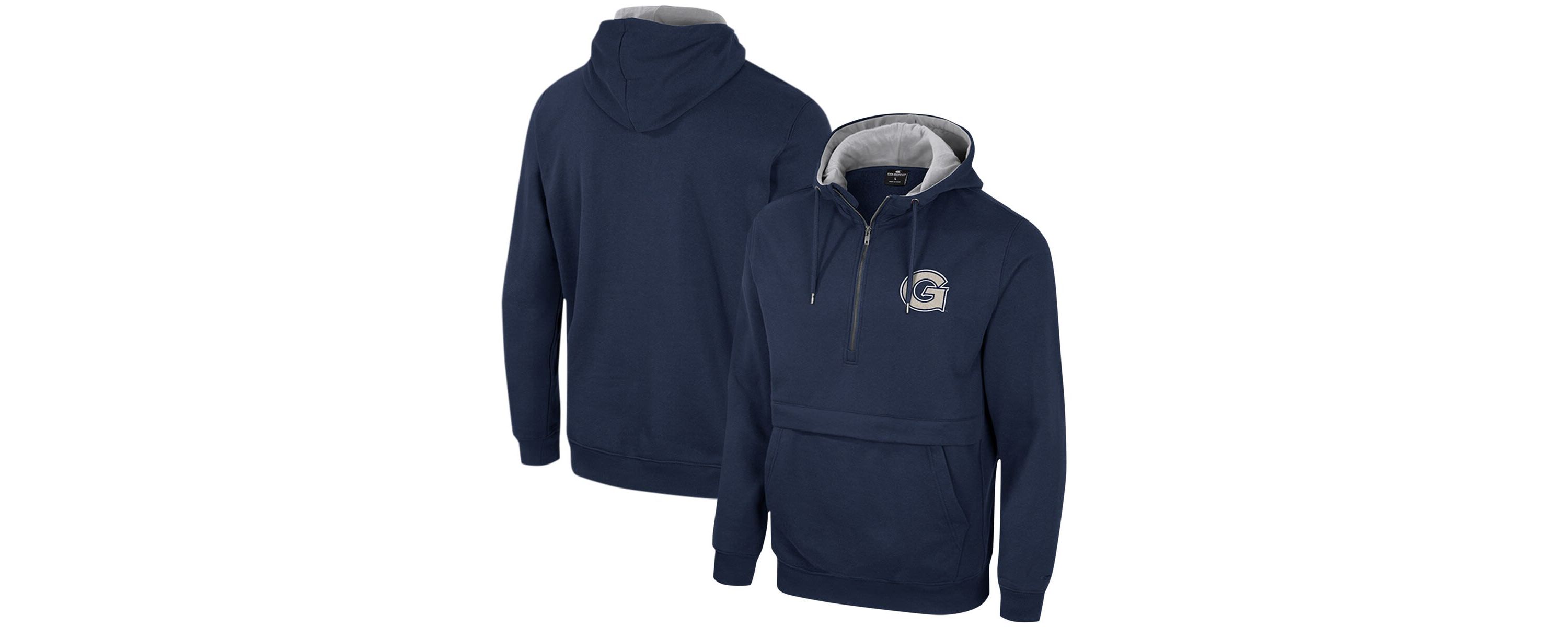 NCAA Georgetown Hoyas Team Half-Zip Pullover Hoodie
