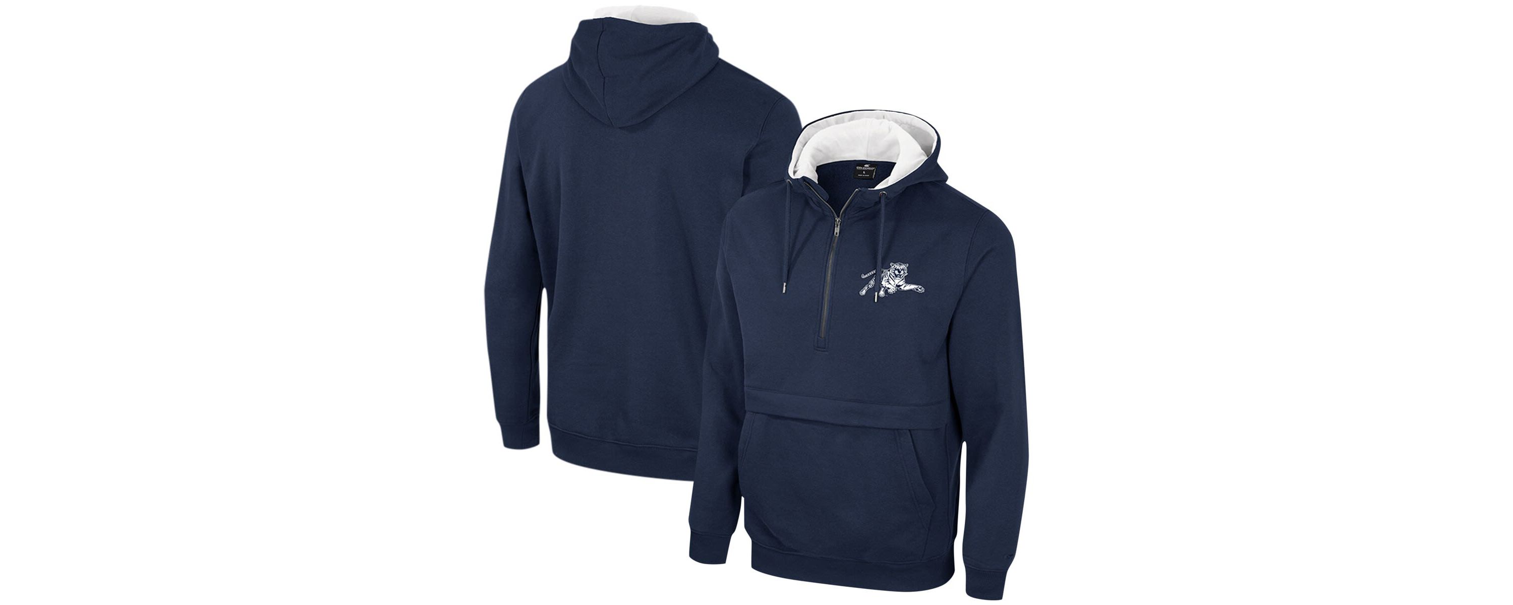 NCAA Jackson State Tigers Team Half-Zip Pullover Hoodie