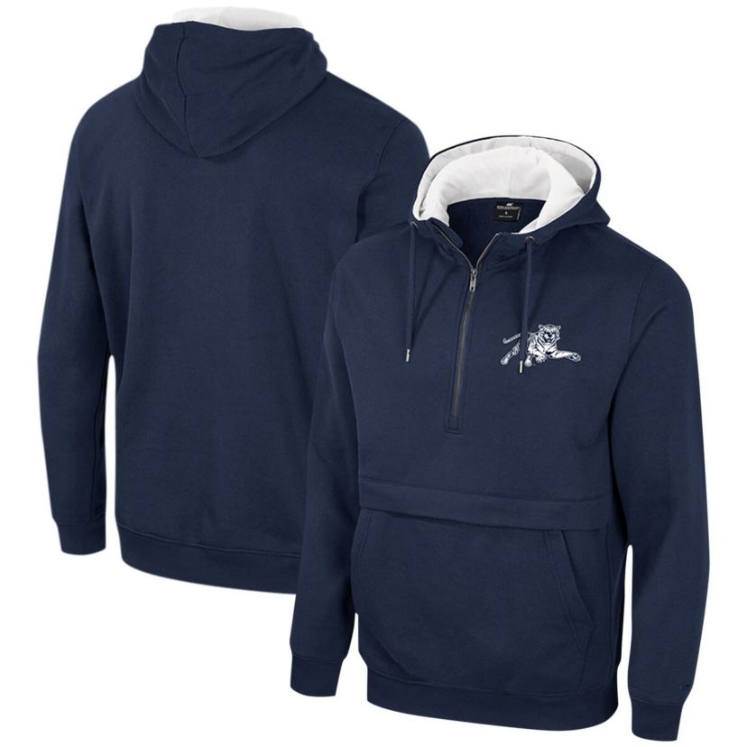 NCAA Jackson State Tigers Team Half-Zip Pullover Hoodie