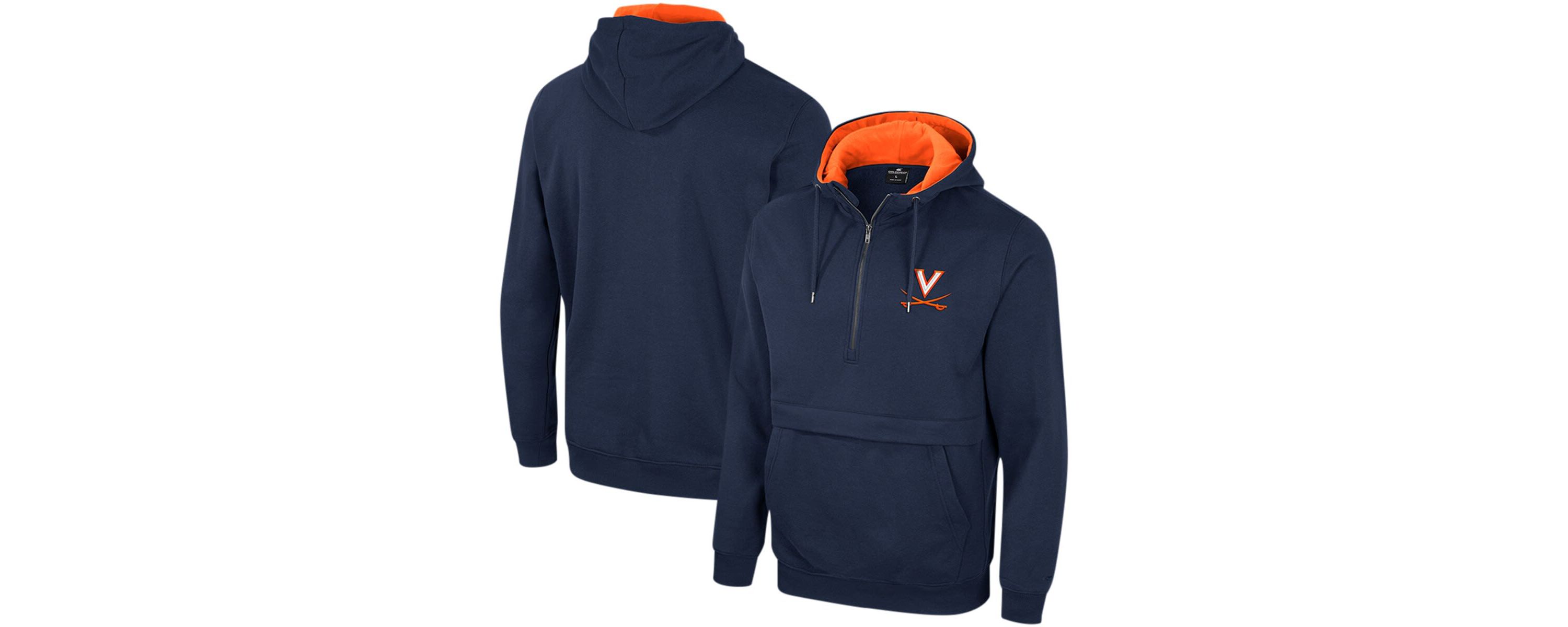 NCAA Virginia Cavaliers Team Half-Zip Pullover Hoodie