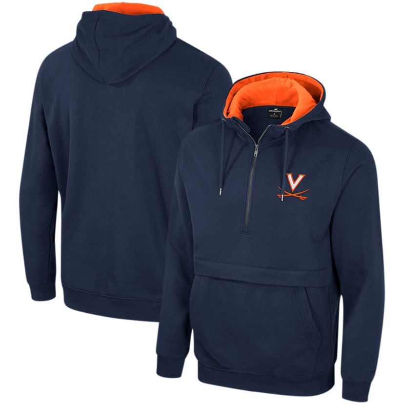 NCAA Virginia Cavaliers Team Half-Zip Pullover Hoodie