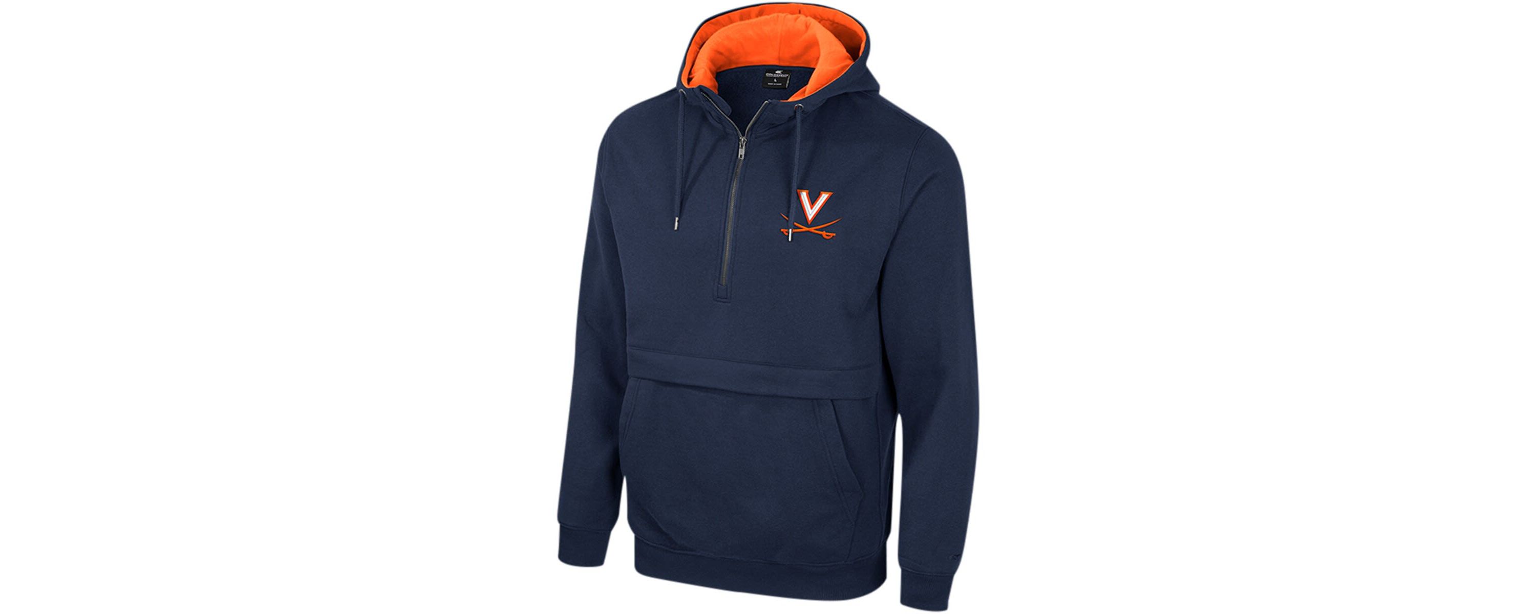 NCAA Virginia Cavaliers Team Half-Zip Pullover Hoodie