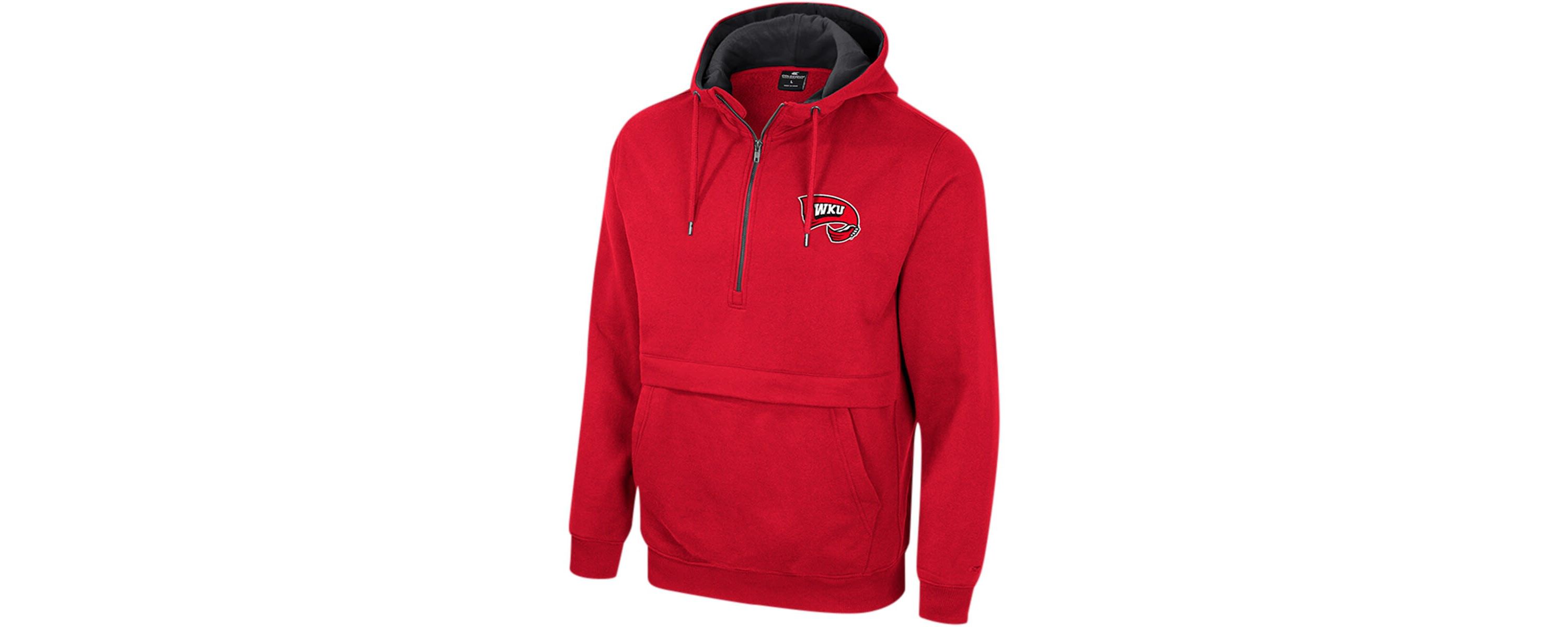NCAA Western Kentucky Hilltoppers Team Half-Zip Pullover Hoodie