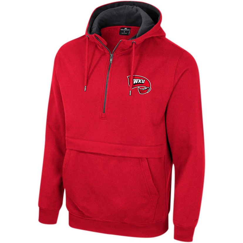 NCAA Western Kentucky Hilltoppers Team Half-Zip Pullover Hoodie
