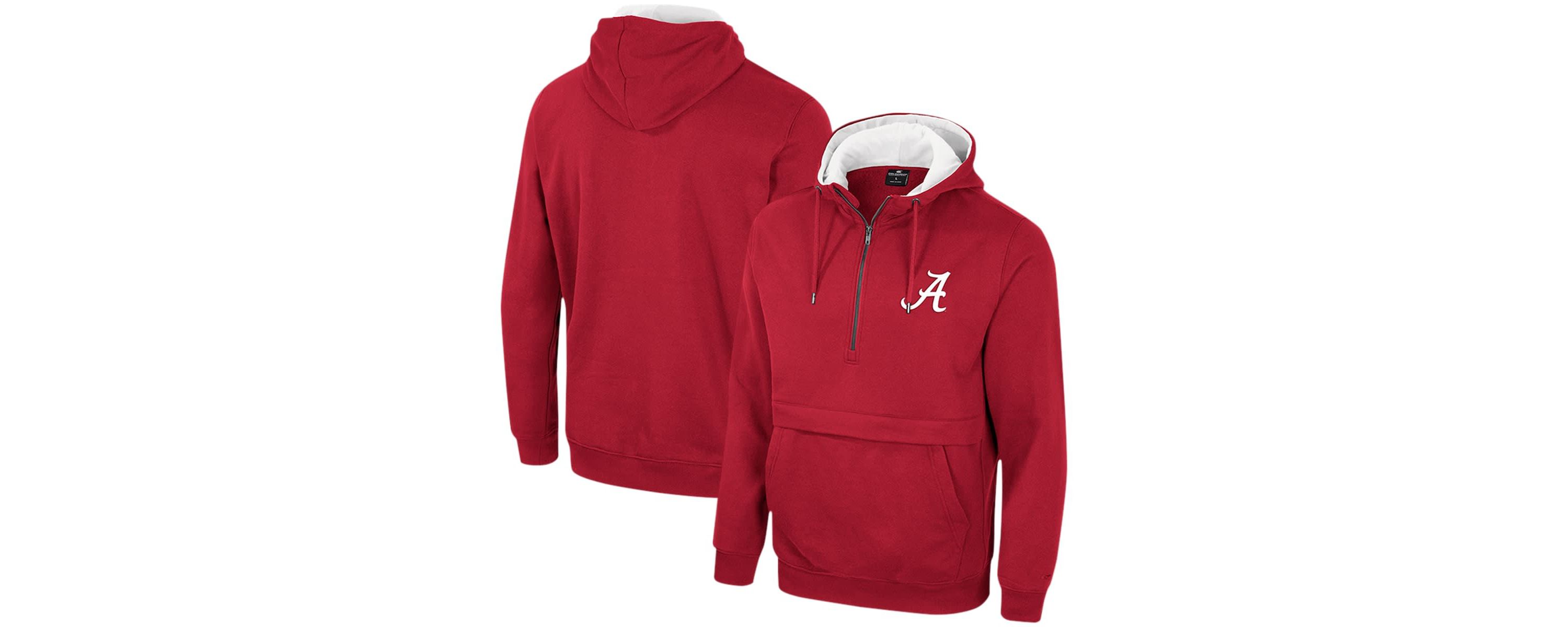 Alabama Crimson Tide NCAA Alabama Tide Half-Zip Hoodie