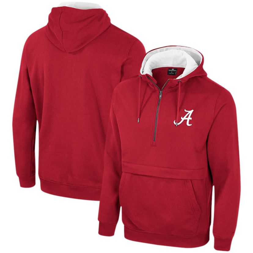 Alabama Crimson Tide NCAA Alabama Tide Half-Zip Hoodie