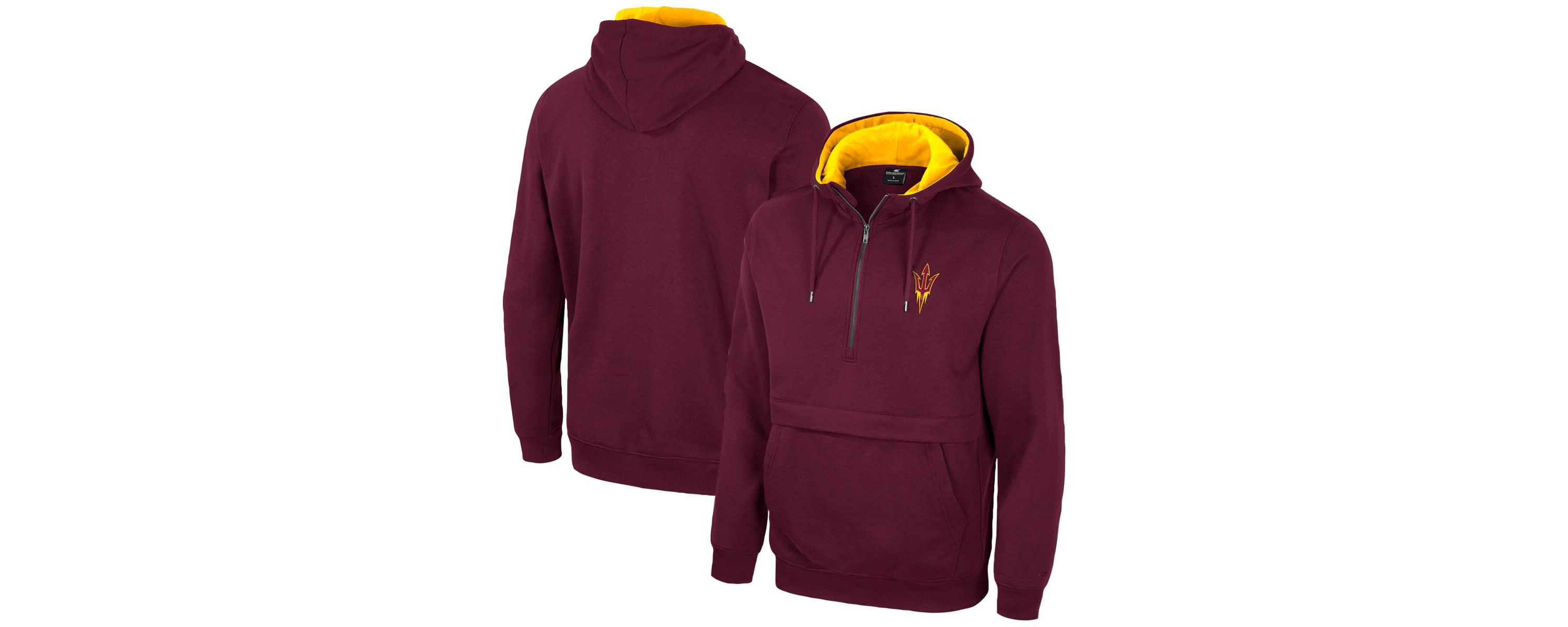 NCAA Arizona State Sun Devils Half-Zip Hoodie