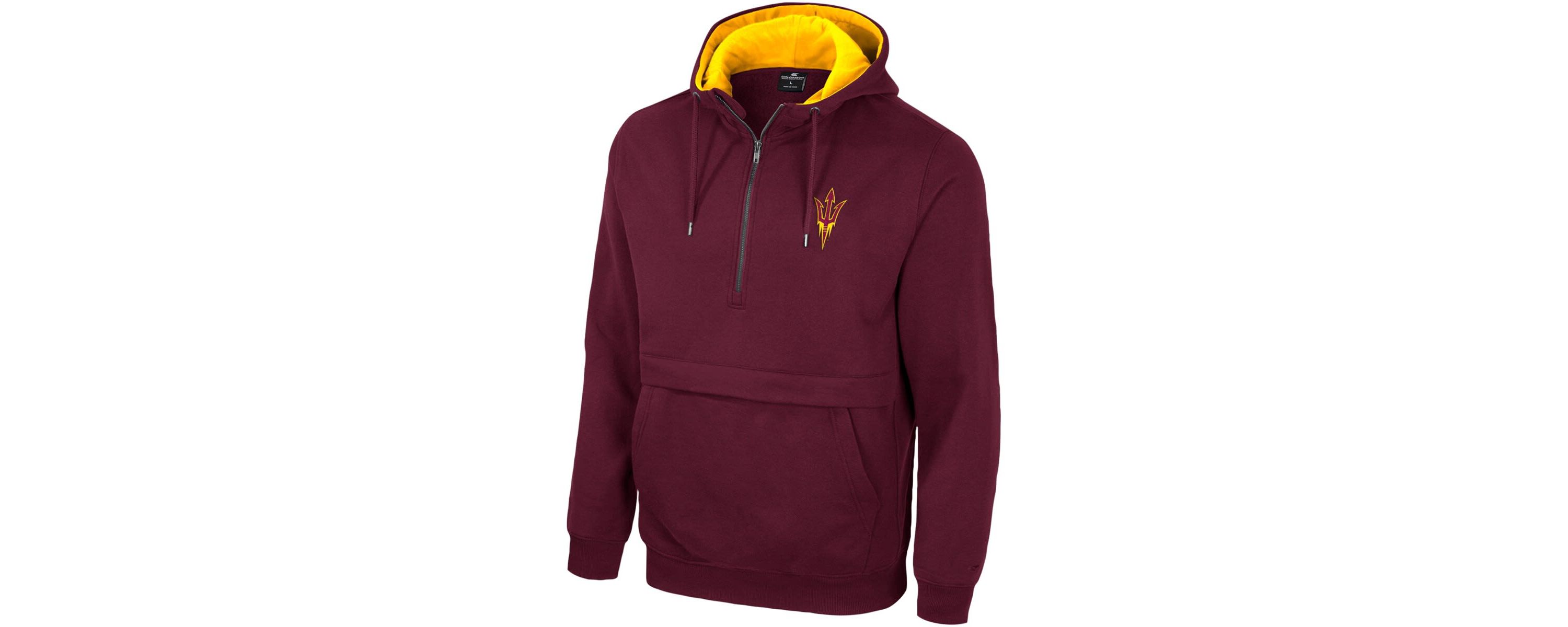NCAA Arizona State Sun Devils Half-Zip Hoodie
