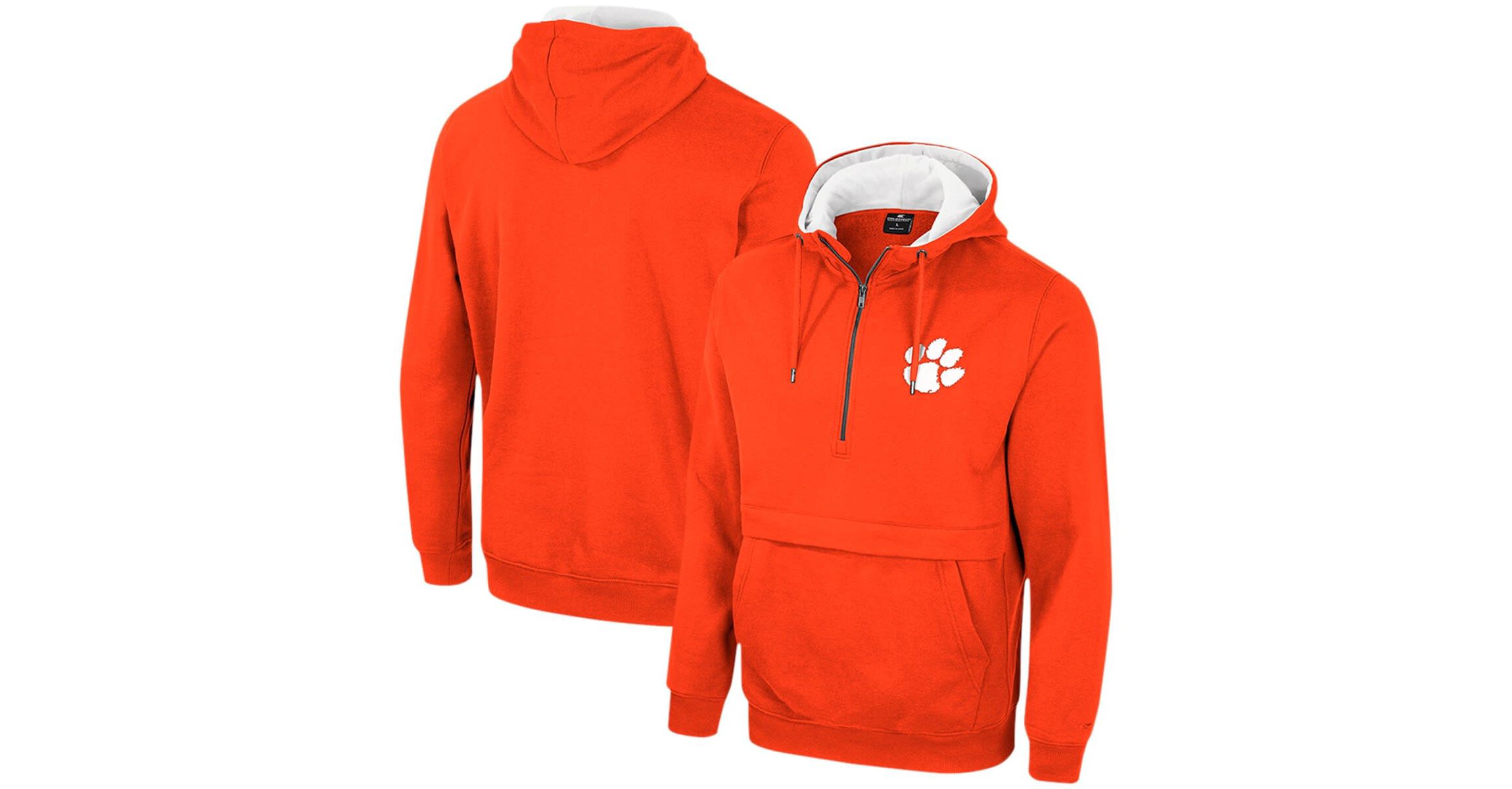 NCAA Clemson Tigers Half-Zip Hoodie