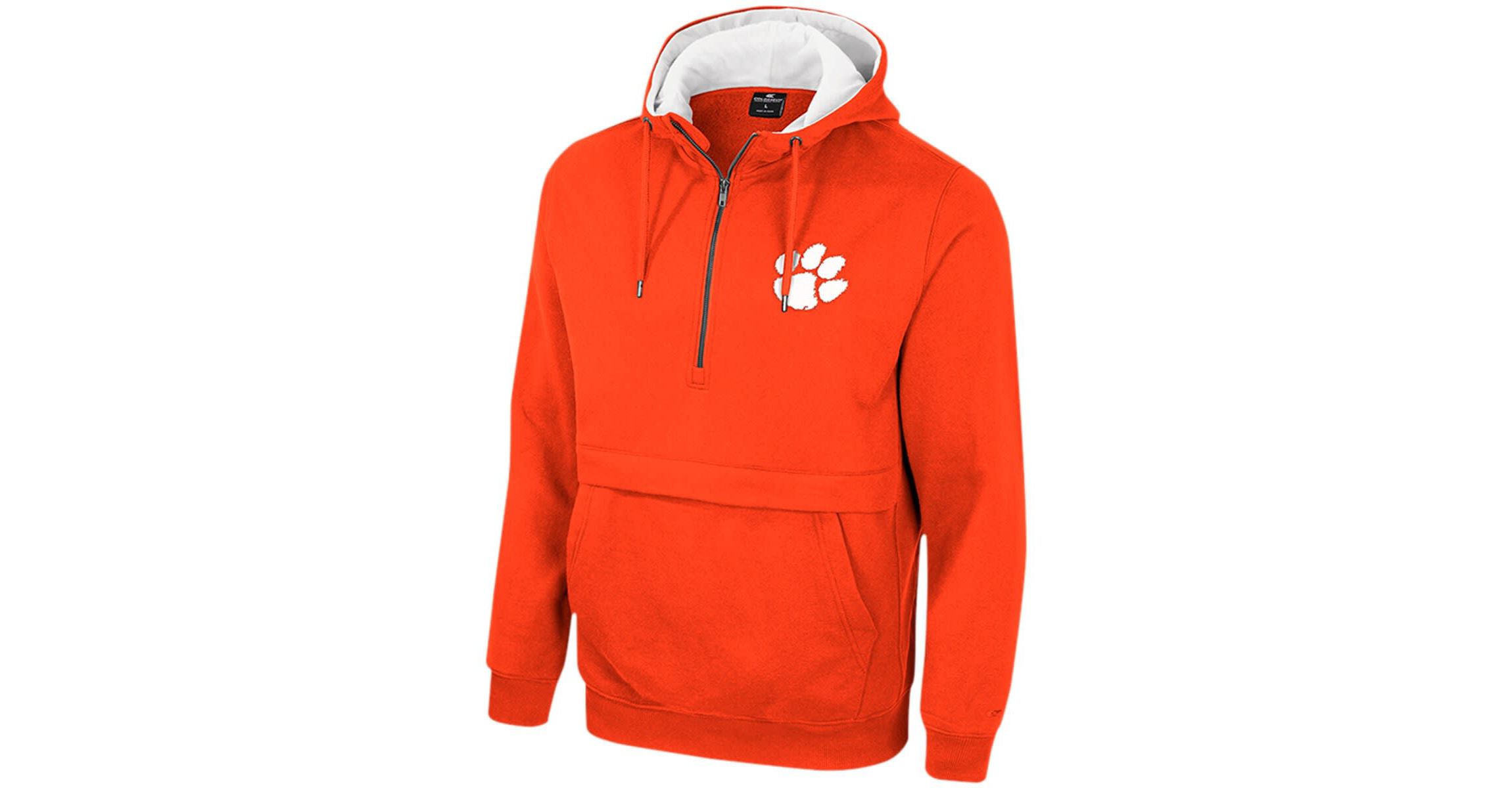 NCAA Clemson Tigers Half-Zip Hoodie