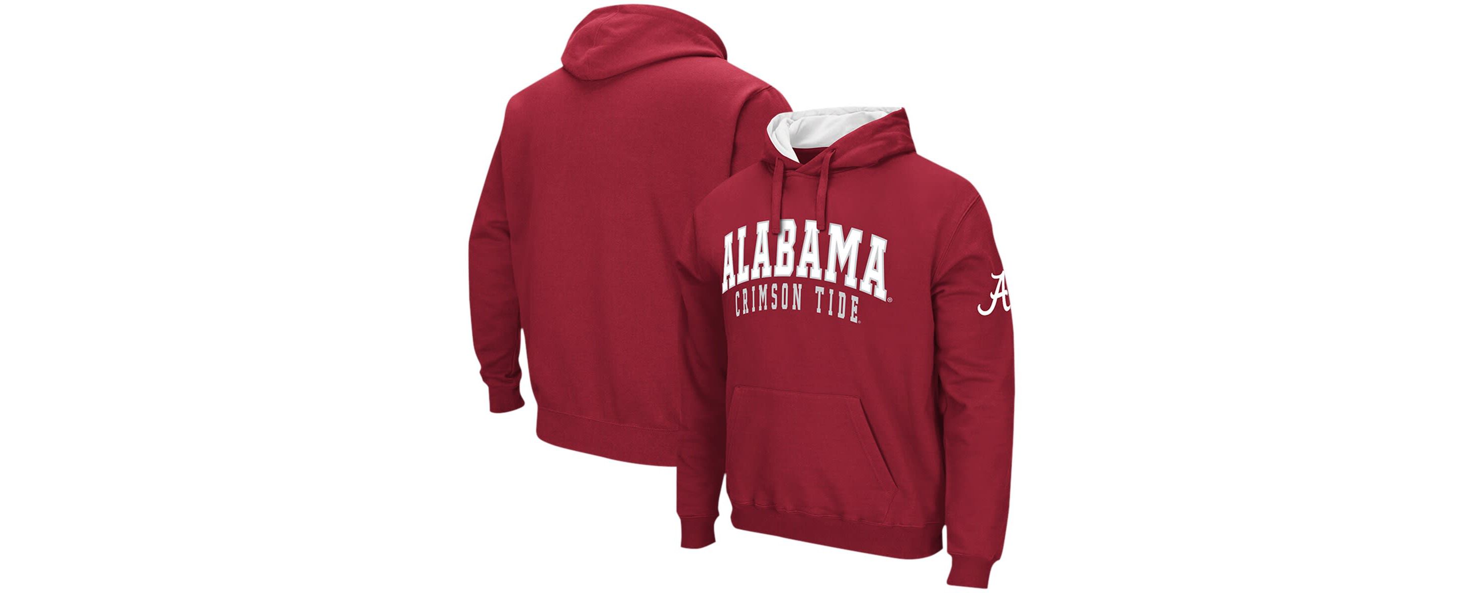 Alabama Crimson Tide NCAA Alabama Tide Double Arch Pullover Hoodie