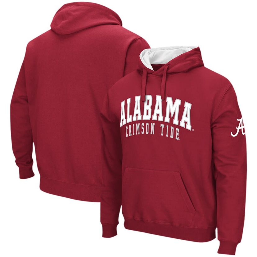 Alabama Crimson Tide NCAA Alabama Tide Double Arch Pullover Hoodie