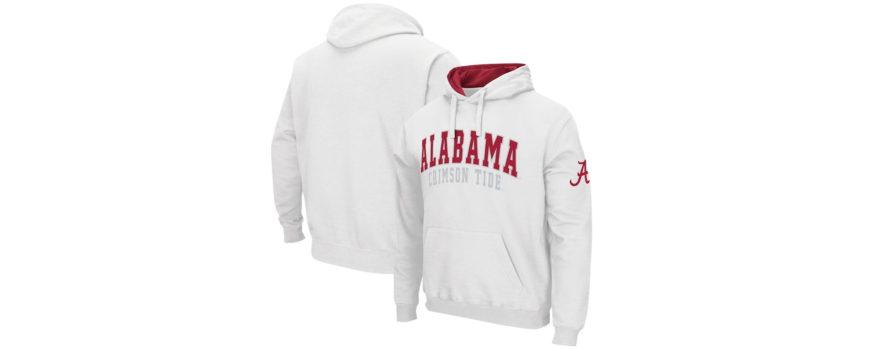 Alabama Crimson Tide NCAA Alabama Tide Double Arch Pullover Hoodie