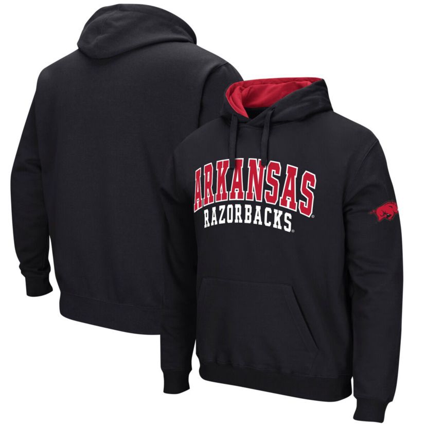 NCAA Arkansas Razorbacks Double Arch Pullover Hoodie