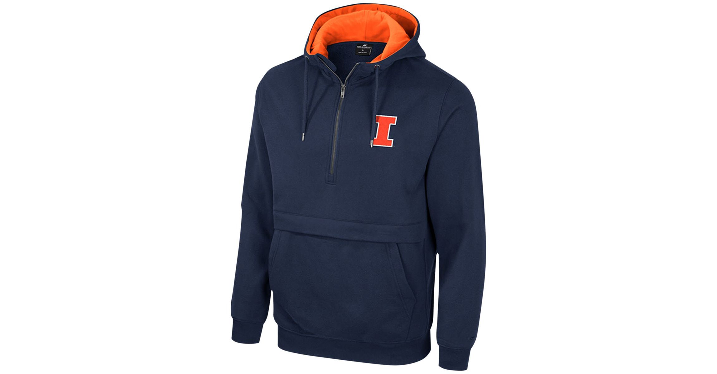 NCAA Illinois Fighting Illini Half-Zip Hoodie