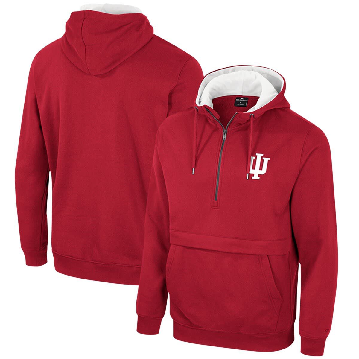 NCAA Indiana Hoosiers Half-Zip Hoodie