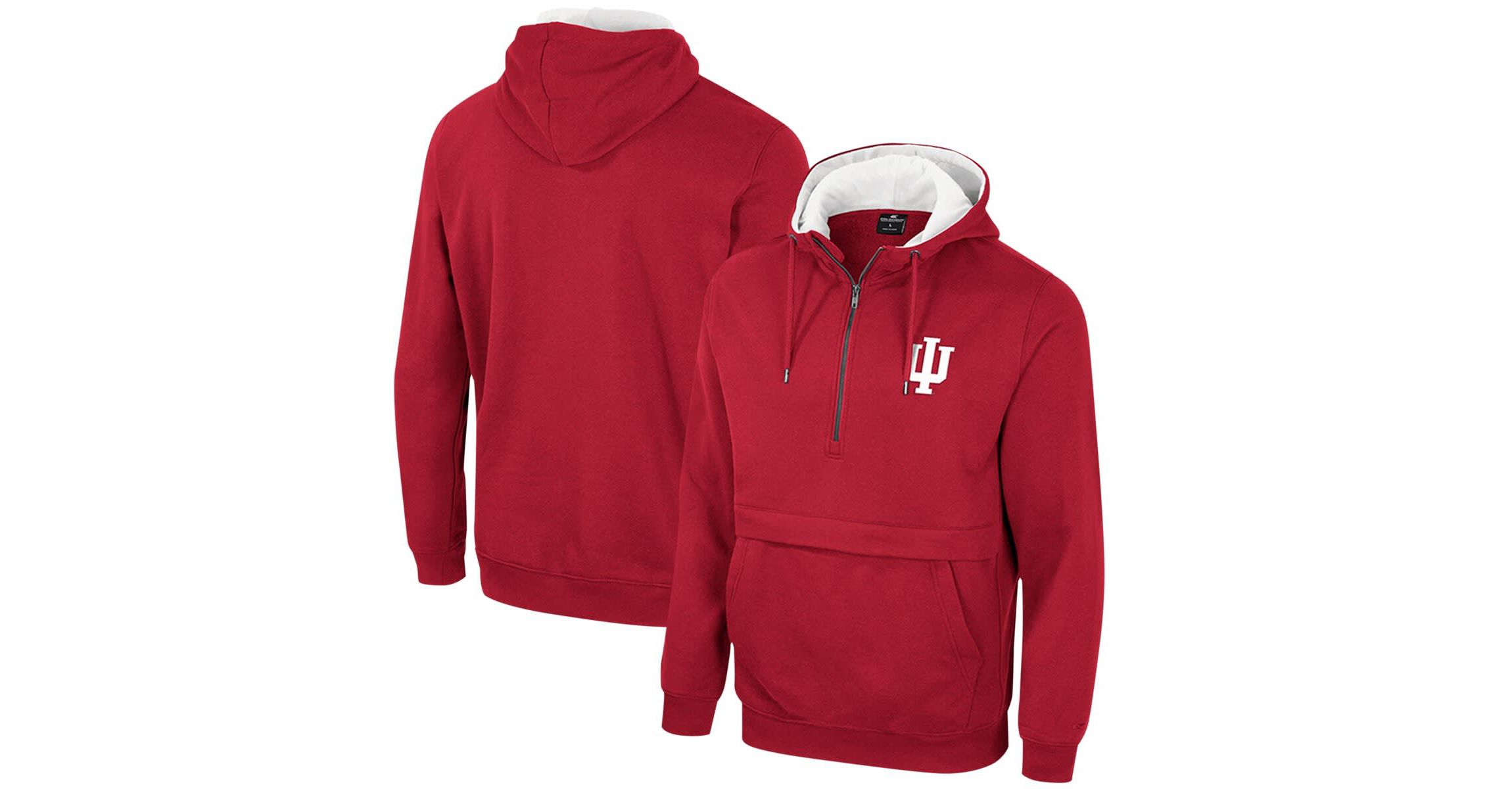 NCAA Indiana Hoosiers Half-Zip Hoodie