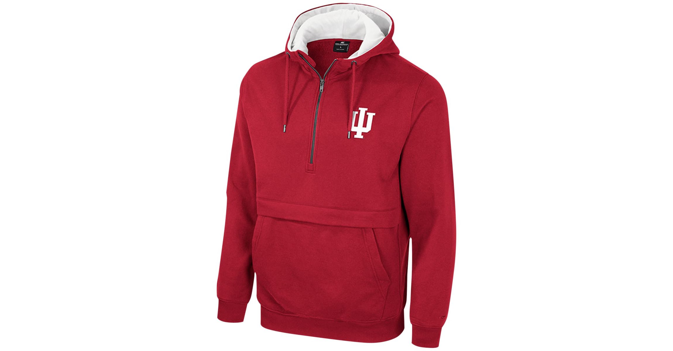 NCAA Indiana Hoosiers Half-Zip Hoodie