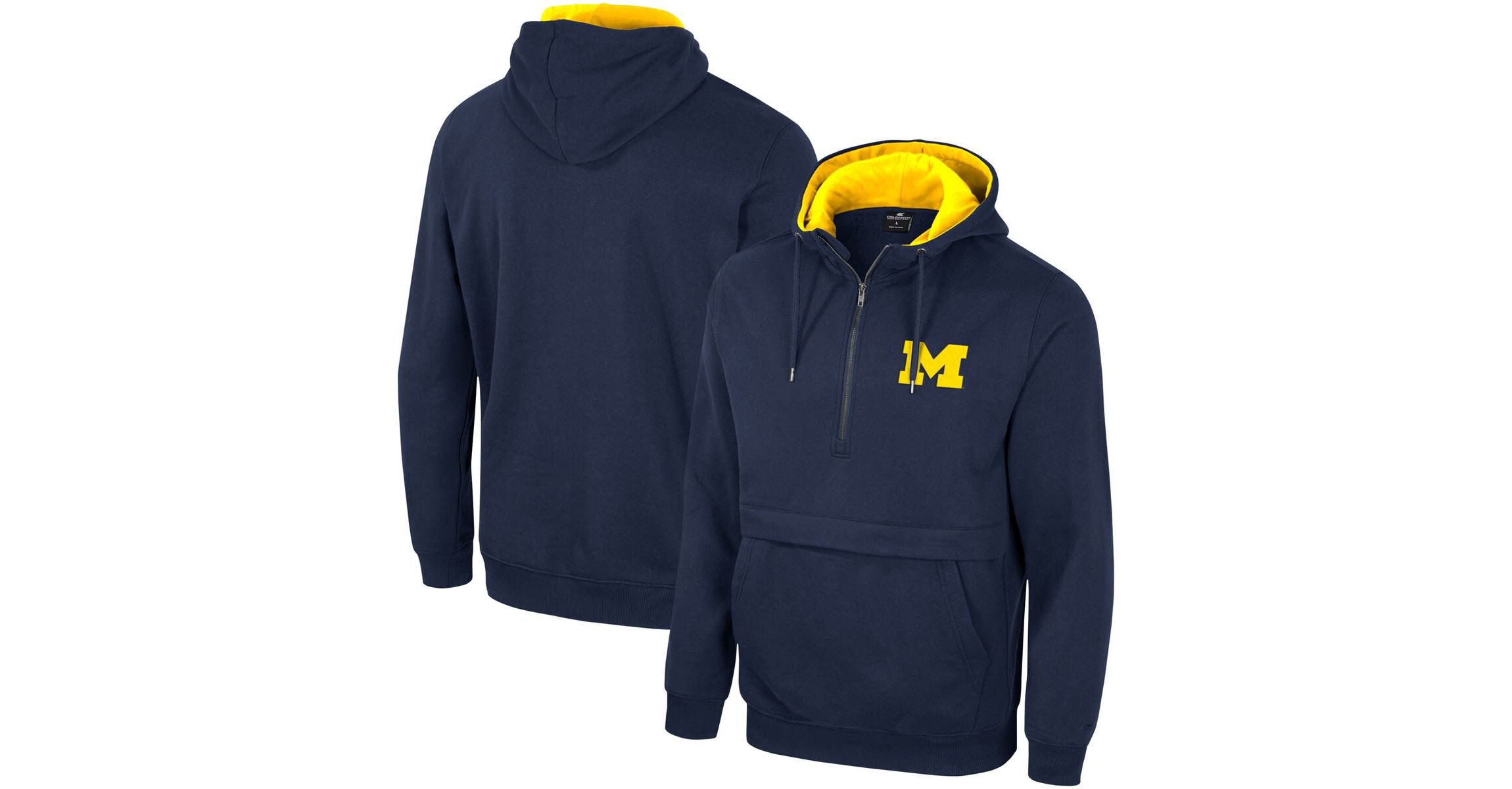 NCAA Michigan Wolverines Half-Zip Hoodie