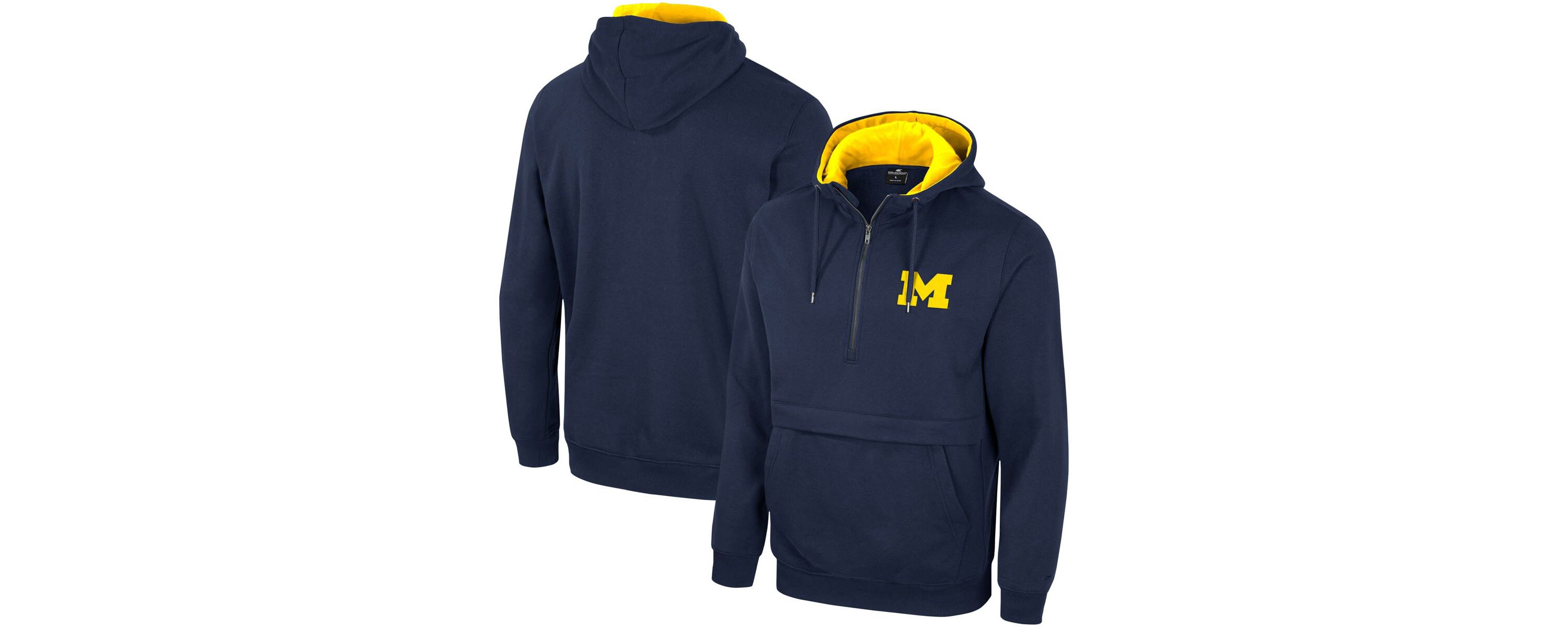 NCAA Michigan Wolverines Half-Zip Hoodie