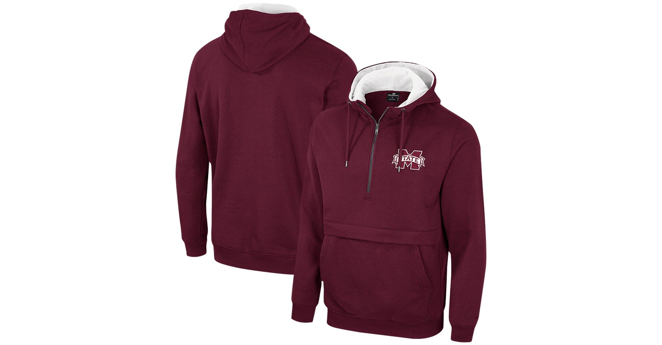 NCAA Mississippi State Bulldogs Half-Zip Hoodie
