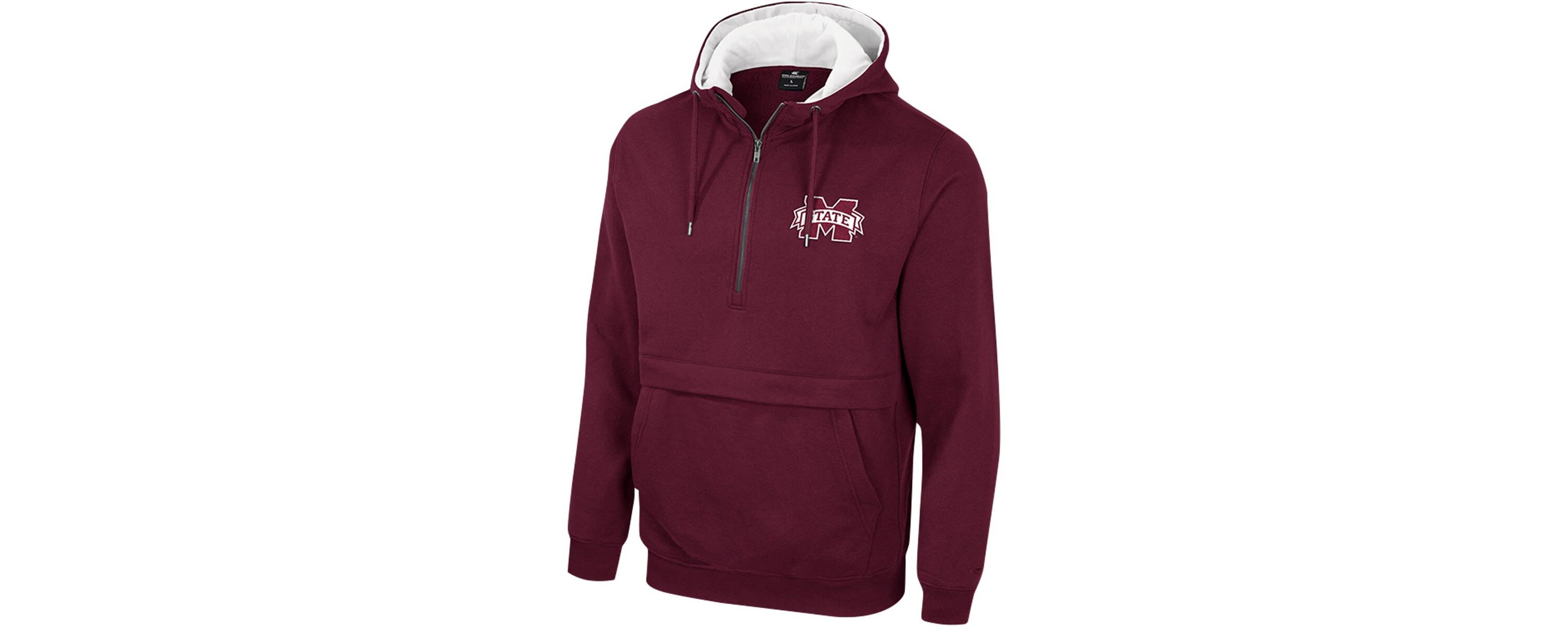 NCAA Mississippi State Bulldogs Half-Zip Hoodie