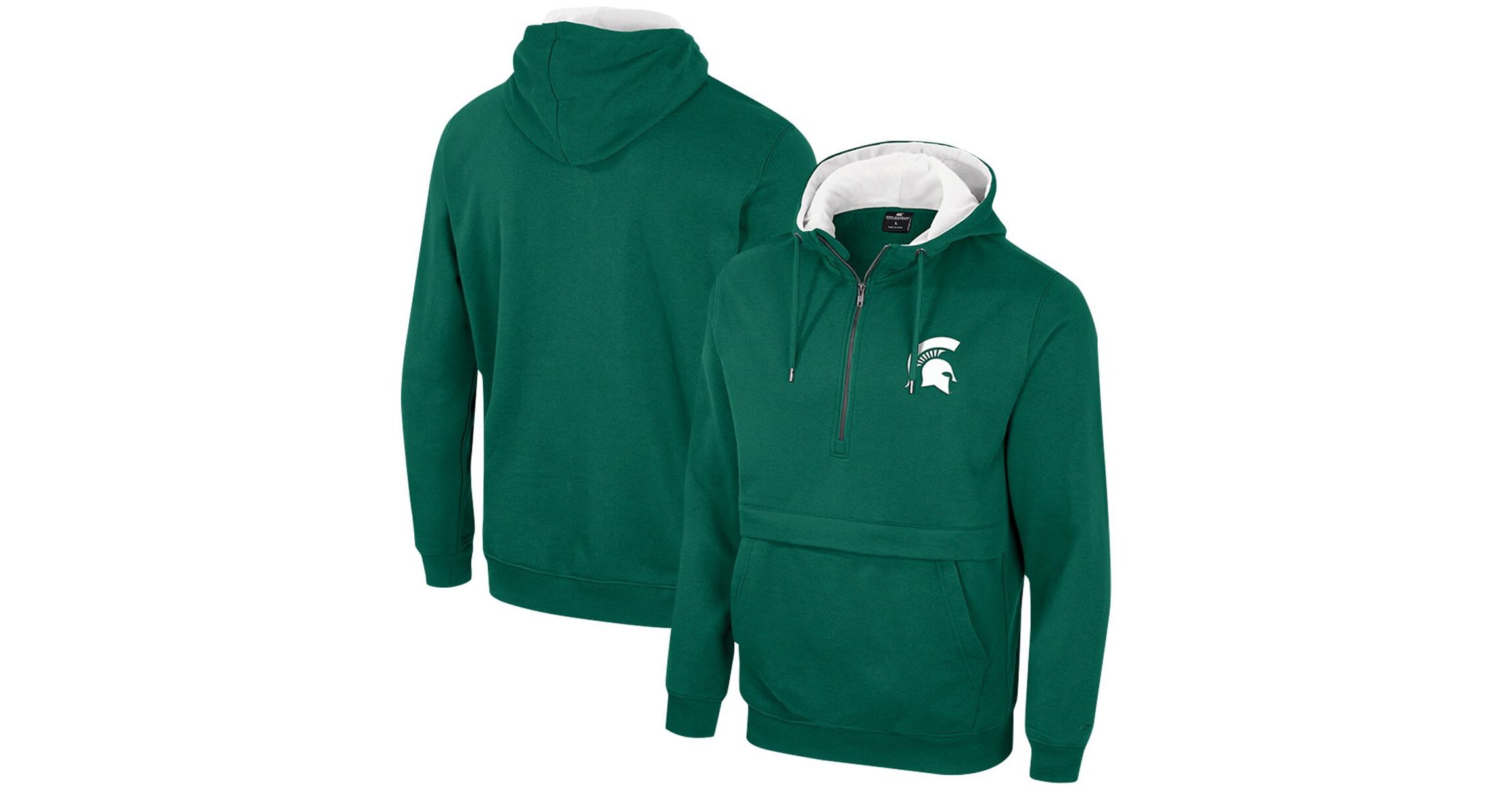 NCAA Michigan State Spartans Half-Zip Hoodie