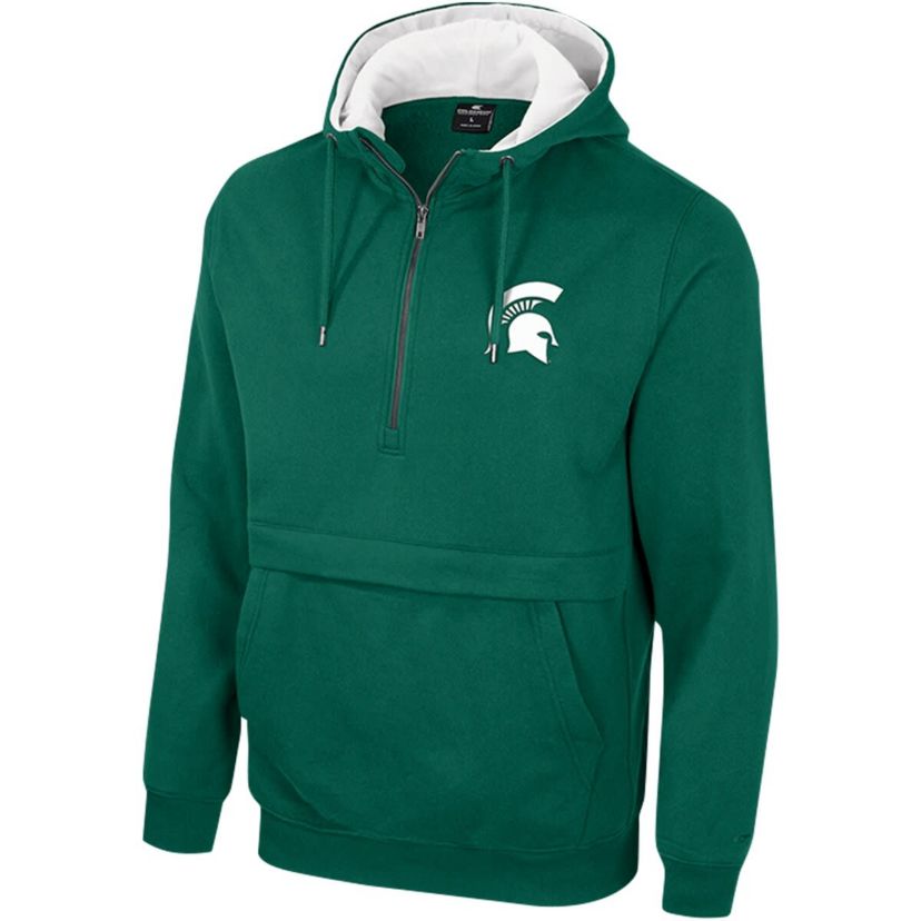 NCAA Michigan State Spartans Half-Zip Hoodie