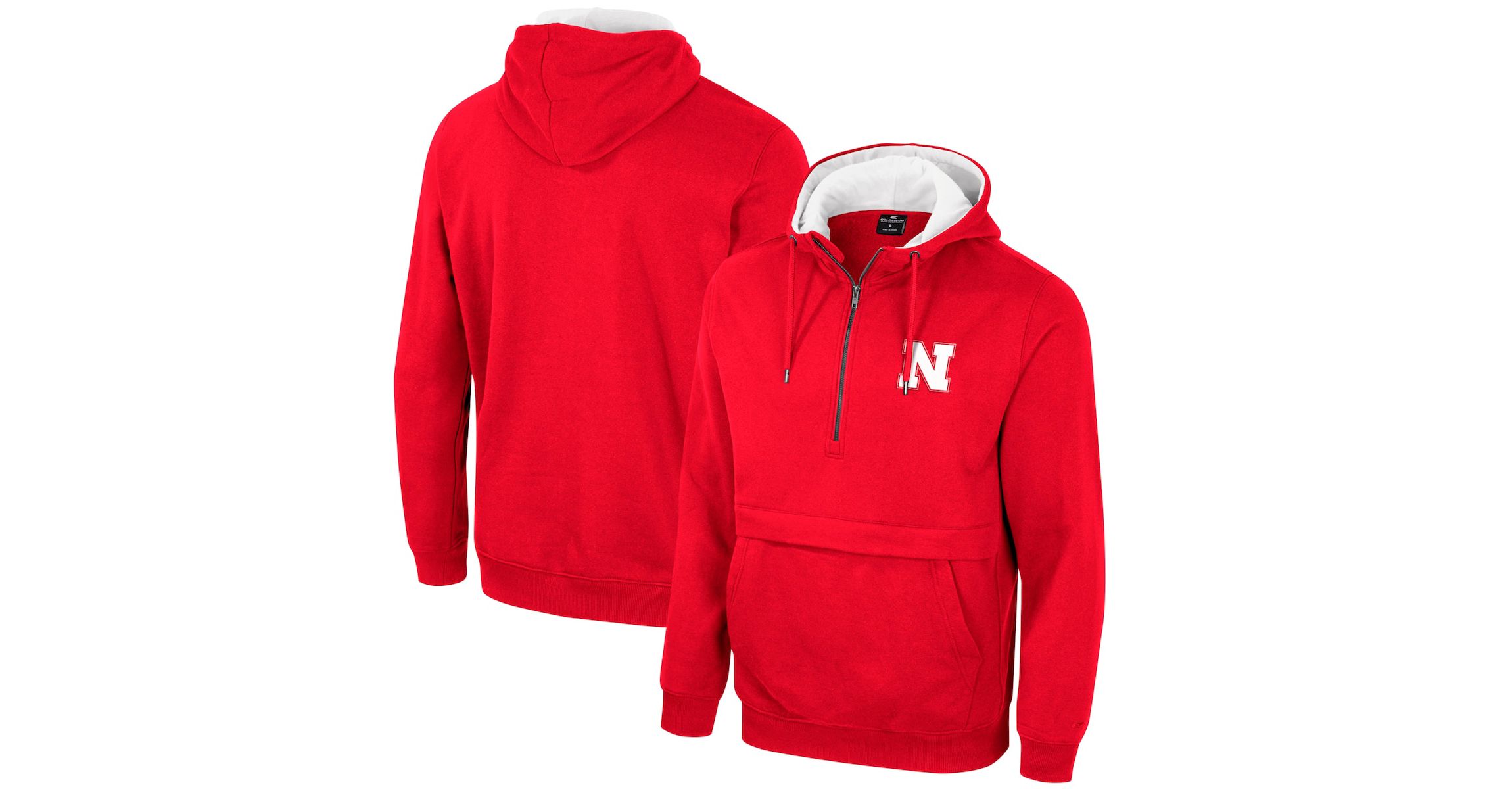 NCAA Nebraska Huskers Half-Zip Hoodie