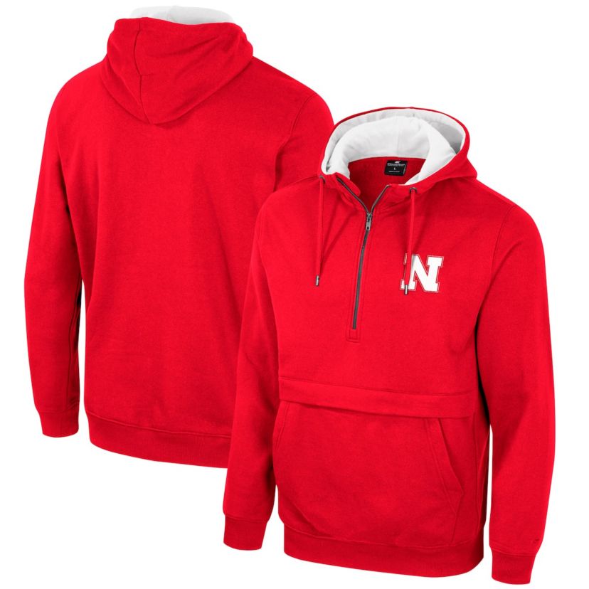 NCAA Nebraska Huskers Half-Zip Hoodie