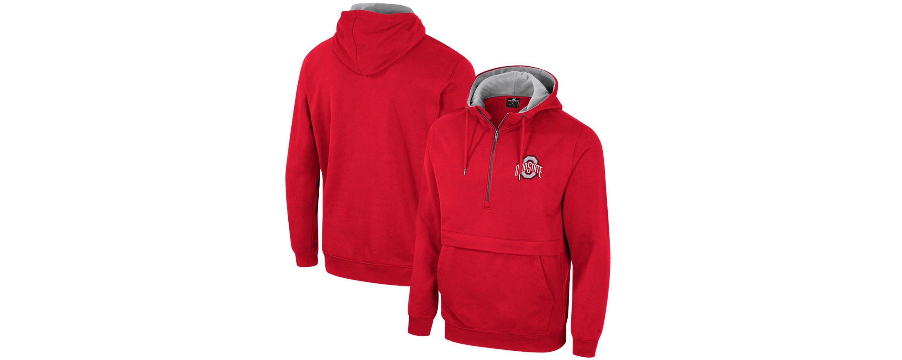 NCAA Ohio State Buckeyes Half-Zip Hoodie