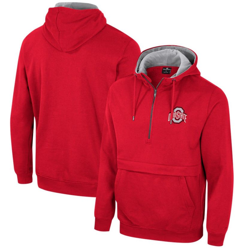 NCAA Ohio State Buckeyes Half-Zip Hoodie