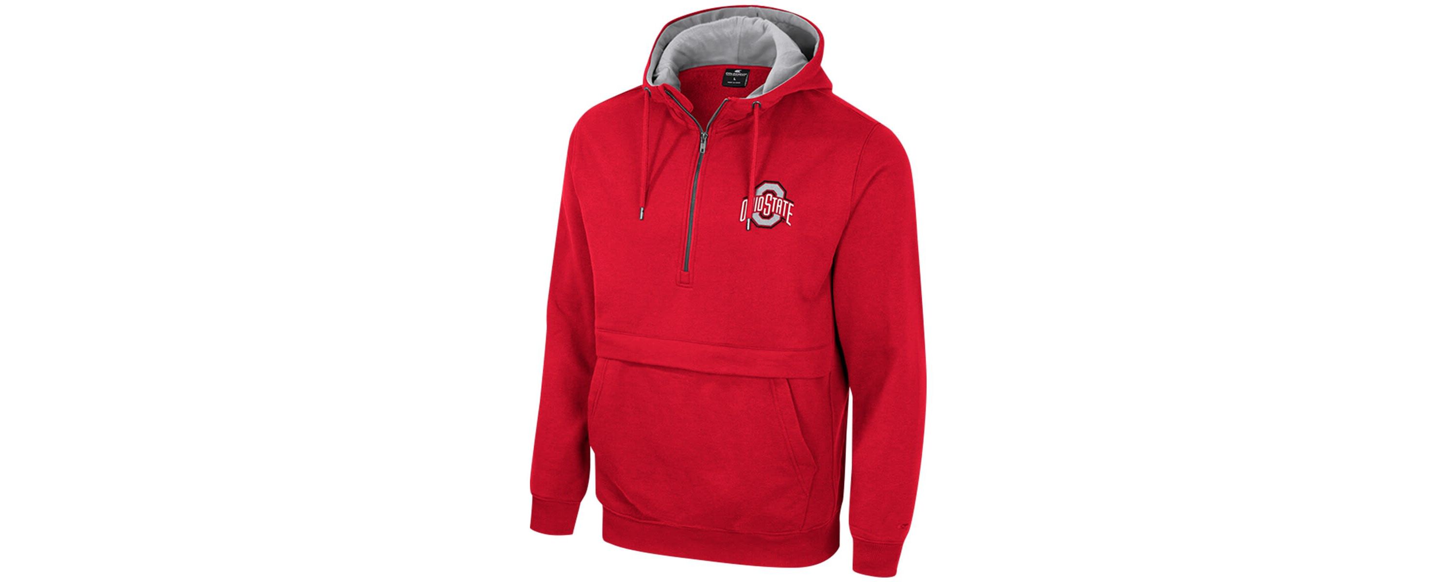 NCAA Ohio State Buckeyes Half-Zip Hoodie