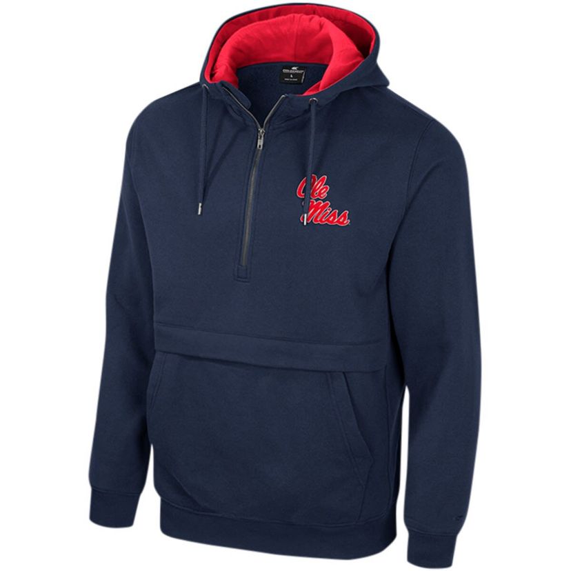 NCAA Ole Miss Rebels Half-Zip Hoodie