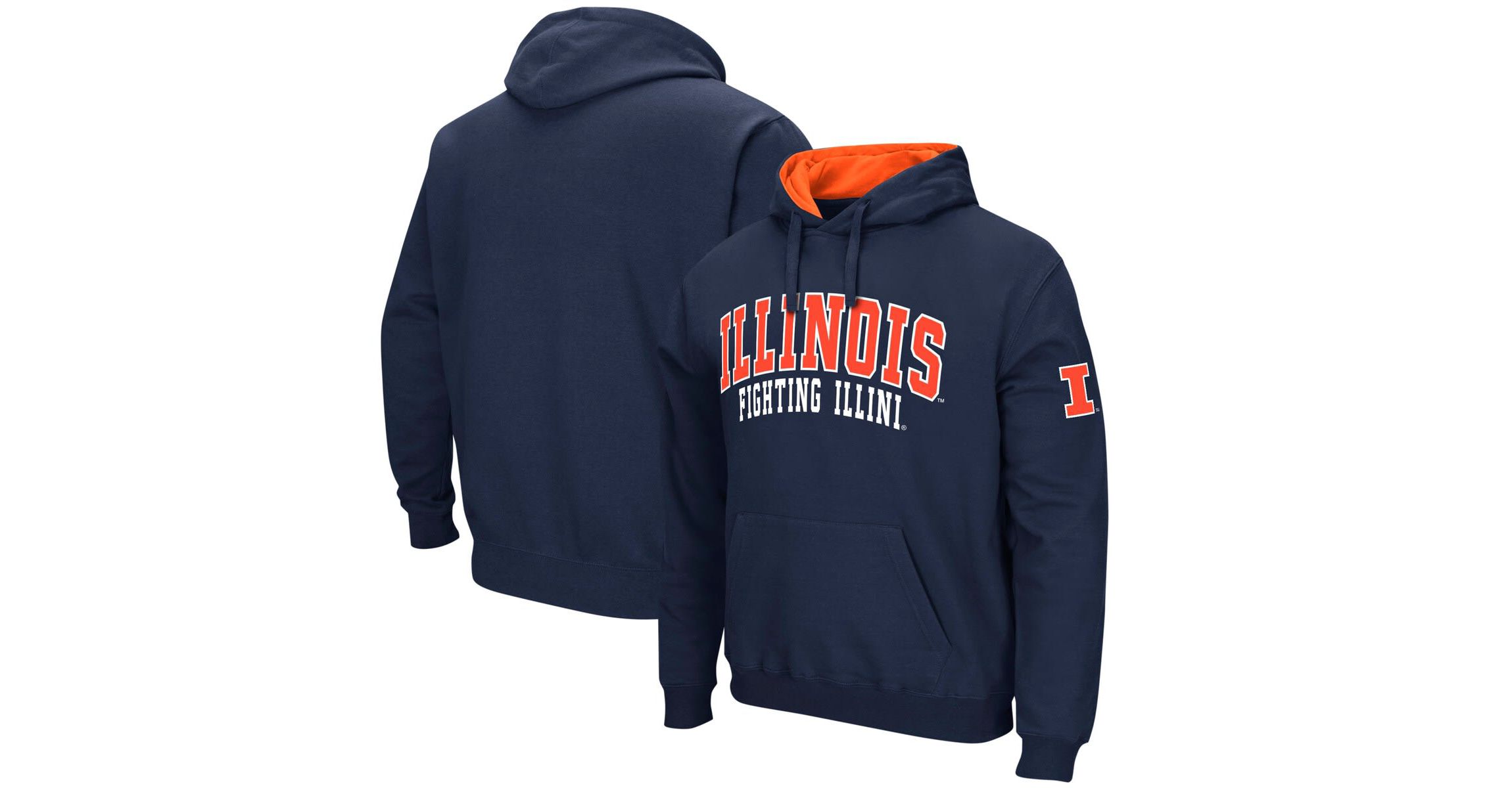 NCAA Illinois Fighting Illini Double Arch Pullover Hoodie