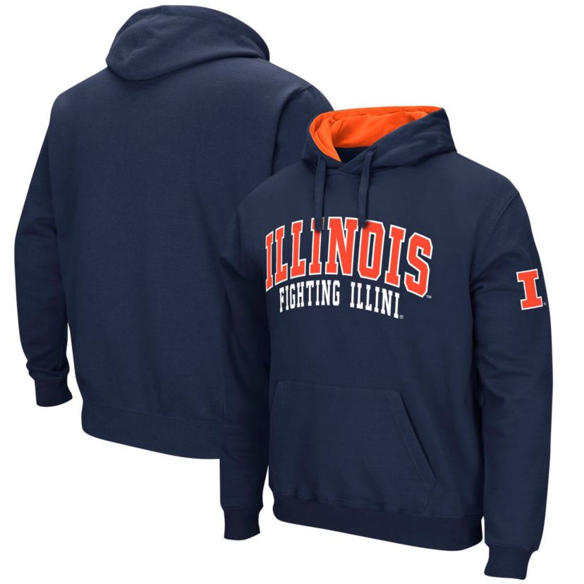 NCAA Illinois Fighting Illini Double Arch Pullover Hoodie
