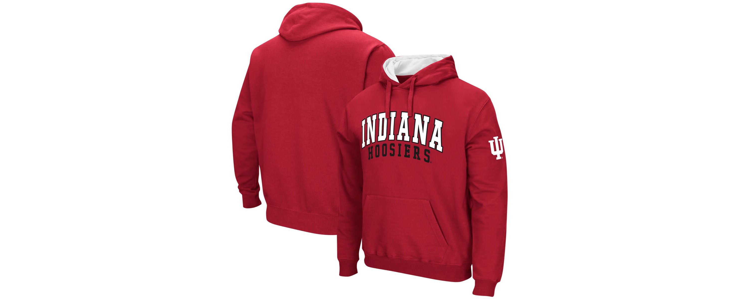 NCAA Indiana Hoosiers Double Arch Pullover Hoodie