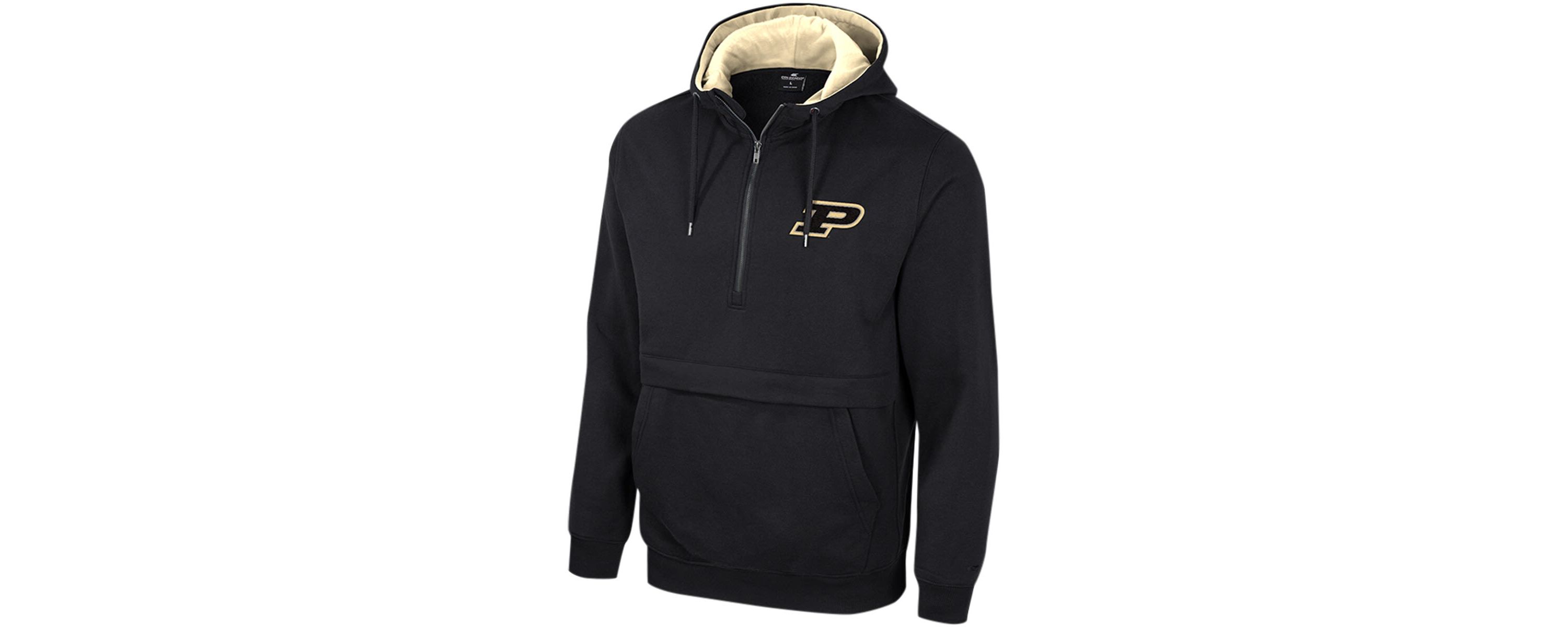 NCAA Purdue Boilermakers Half-Zip Hoodie