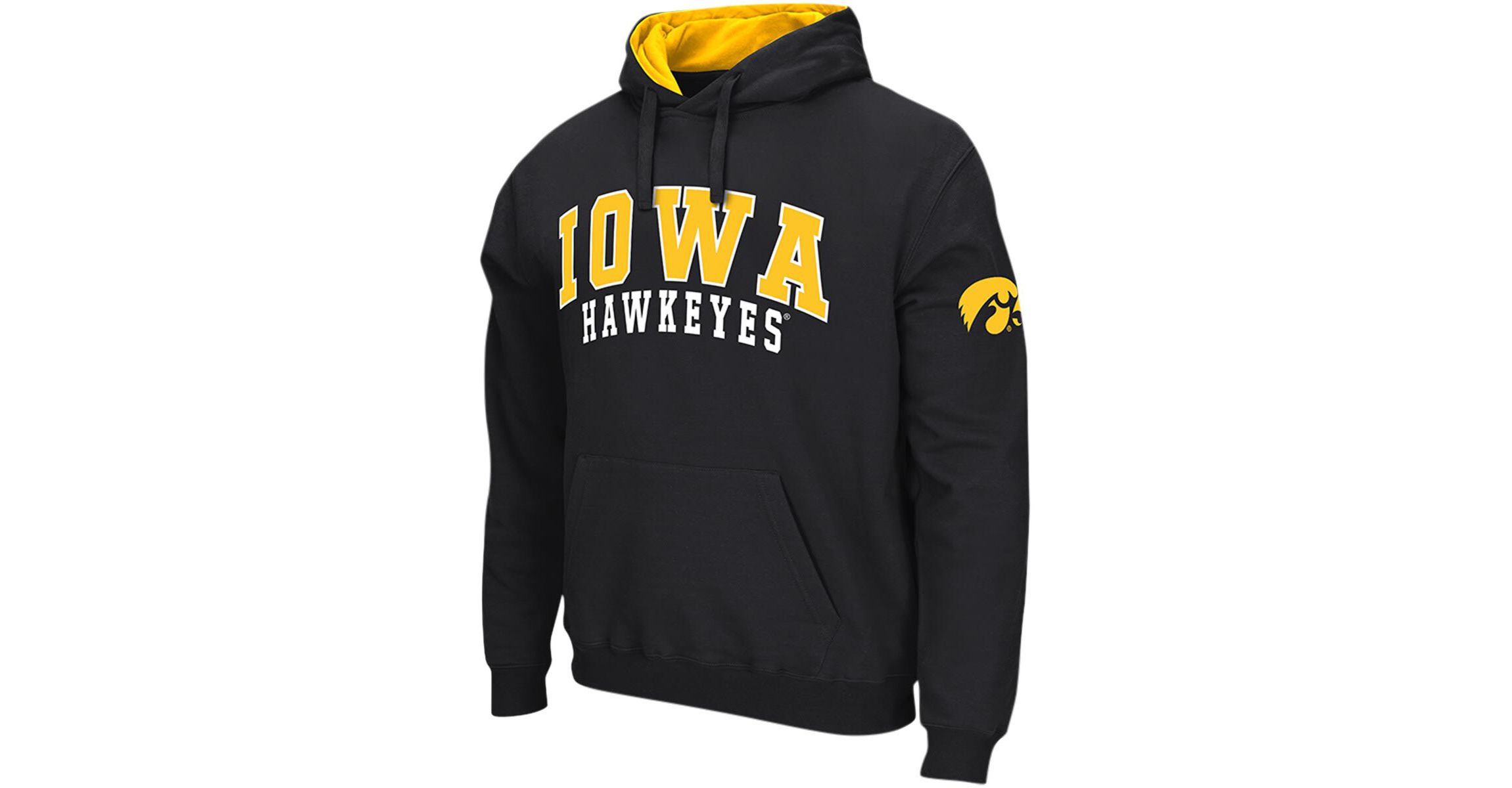 NCAA Iowa Hawkeyes Double Arch Pullover Hoodie