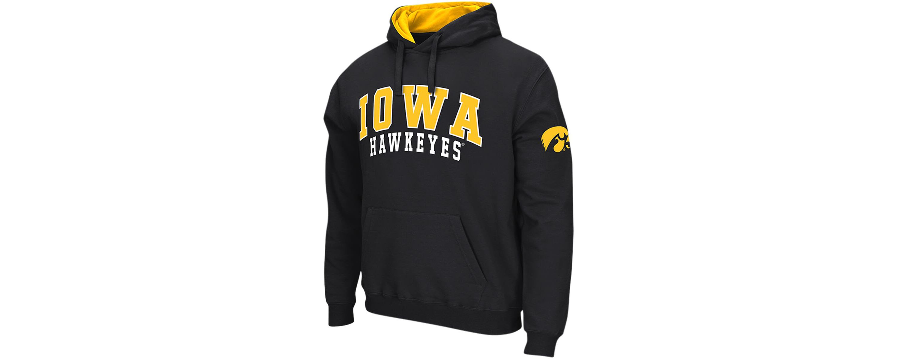 NCAA Iowa Hawkeyes Double Arch Pullover Hoodie