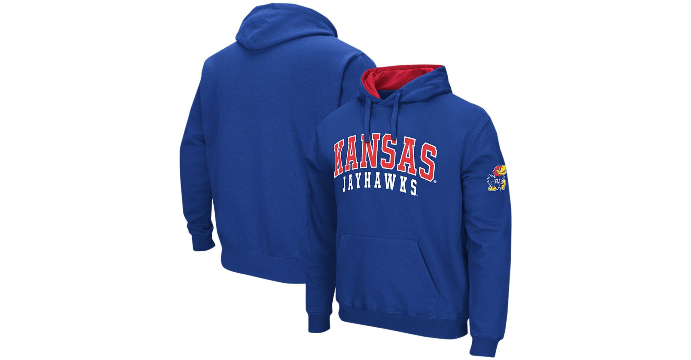 NCAA Kansas Jayhawks Double Arch Pullover Hoodie
