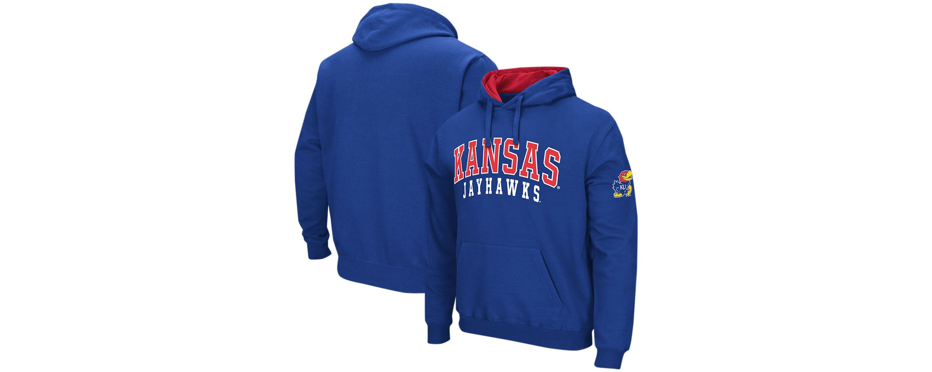 NCAA Kansas Jayhawks Double Arch Pullover Hoodie