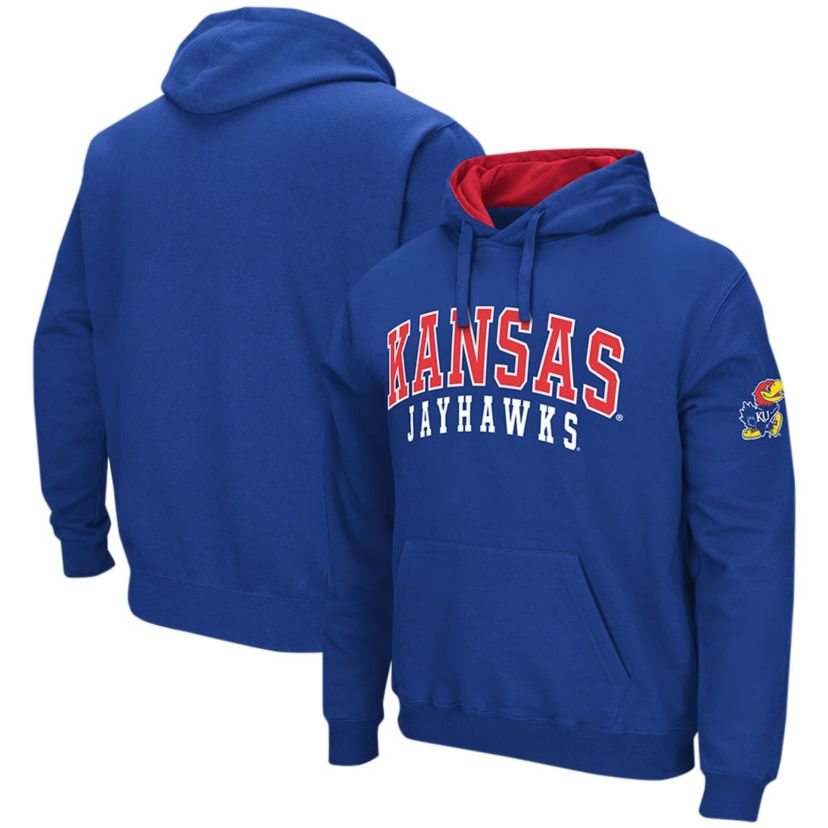 NCAA Kansas Jayhawks Double Arch Pullover Hoodie