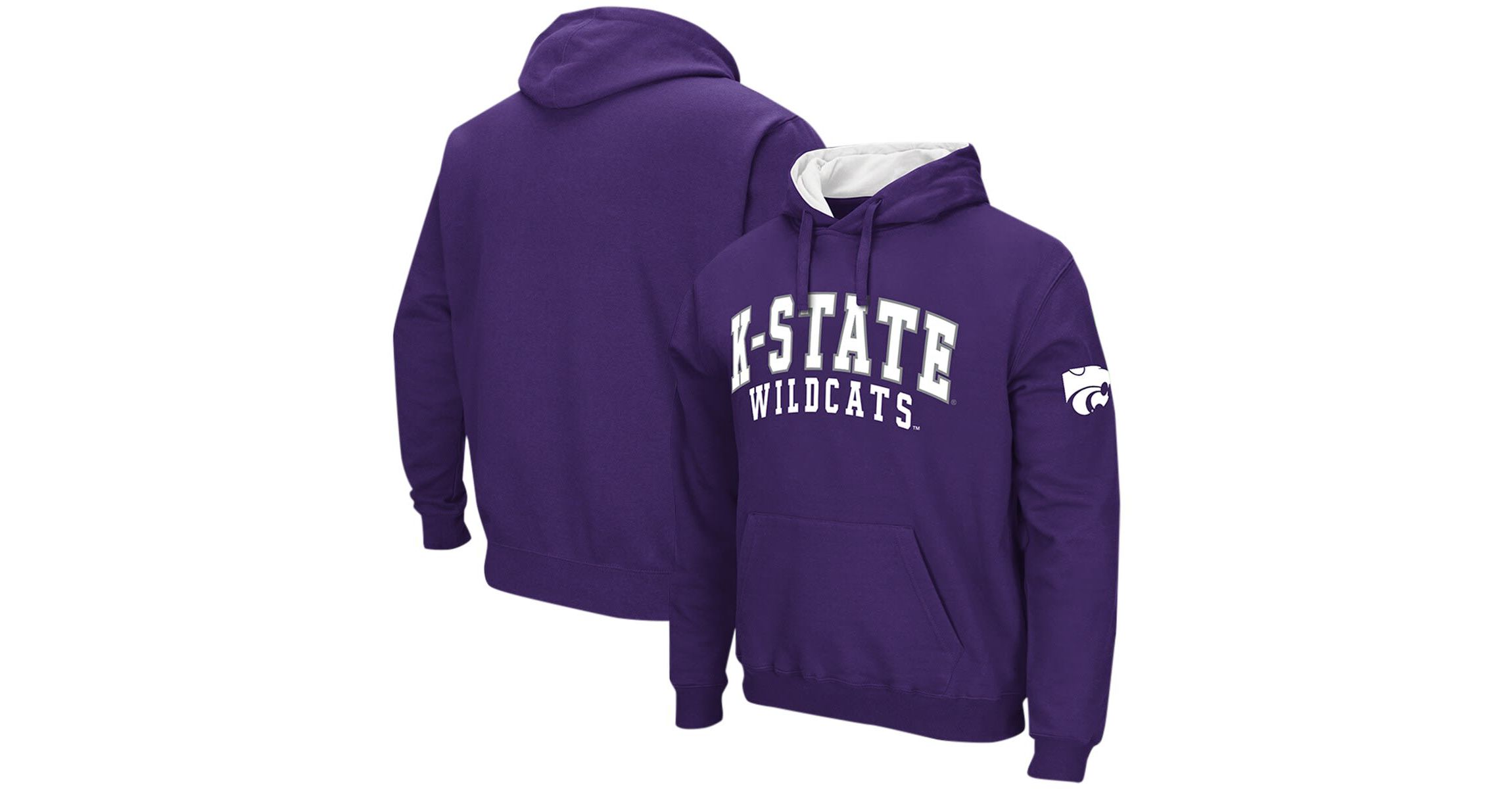 NCAA Kansas State Wildcats Double Arch Pullover Hoodie