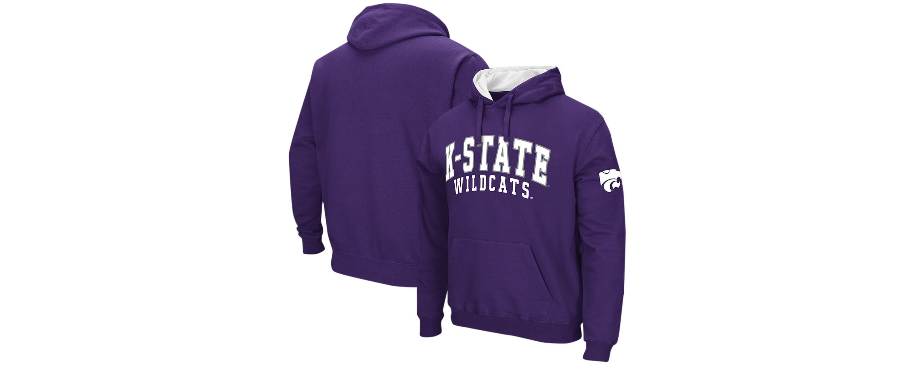 NCAA Kansas State Wildcats Double Arch Pullover Hoodie