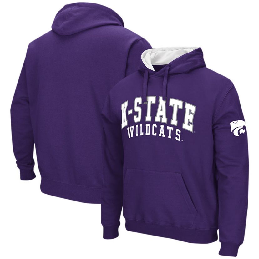 NCAA Kansas State Wildcats Double Arch Pullover Hoodie